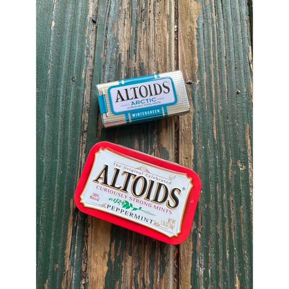 Altoids Other - Vintage Altoids Mints Collectible Tins Peppermint & Arctic Wintergreen Set of 2